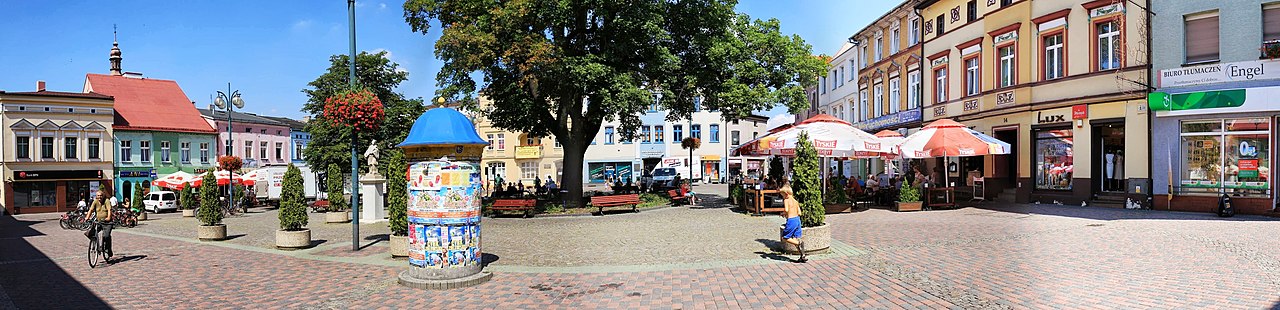 Widok miasta Lubliniec