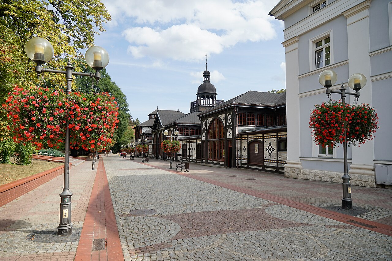 Widok miasta Szczawno-Zdrój
