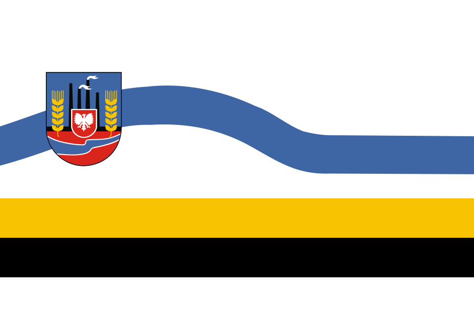 Flaga miasta Myszków