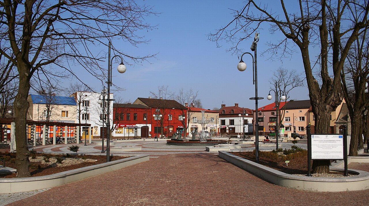 Widok miasta Koziegłowy