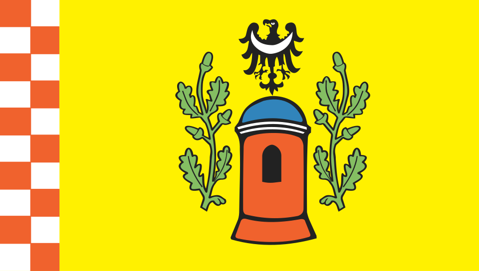 Flaga miasta Niemcza