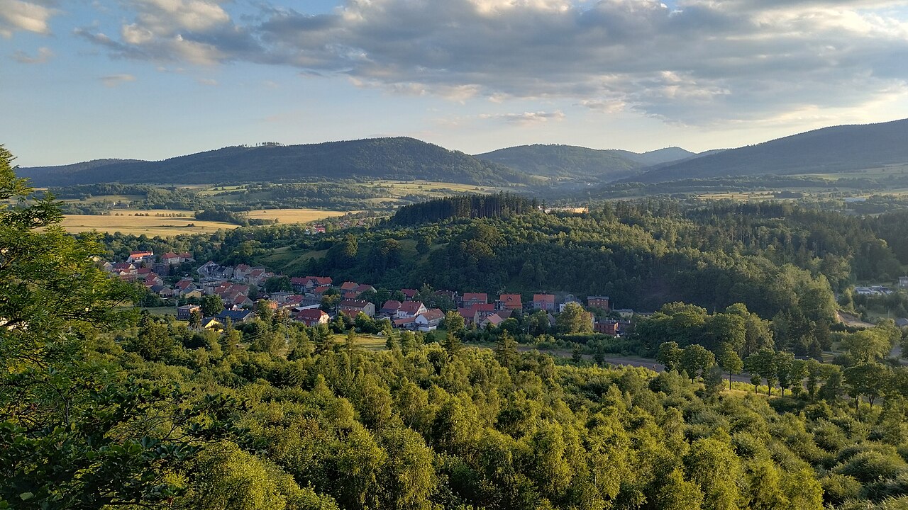 Widok miasta Głuszyca