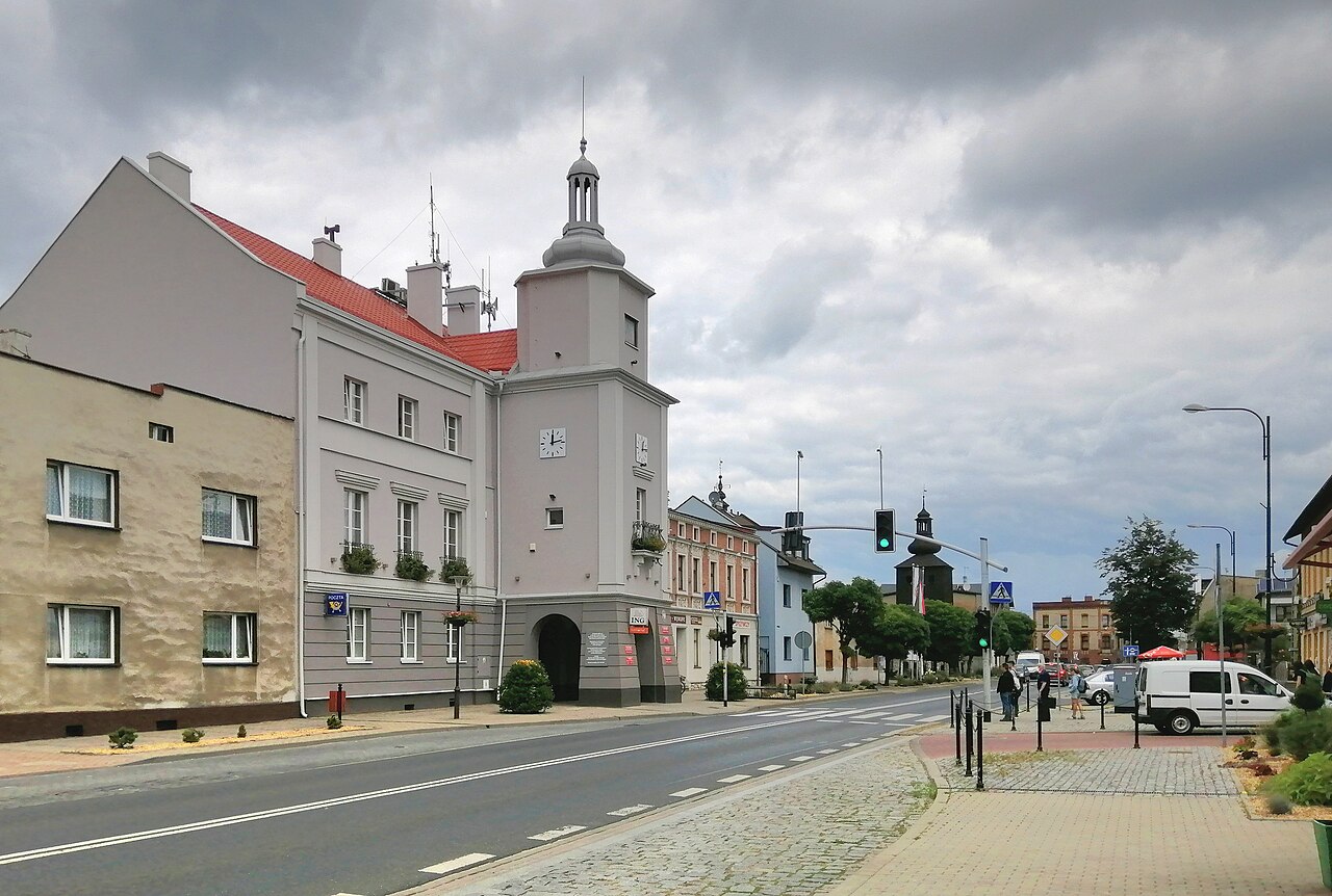Widok miasta Miasteczko Śląskie