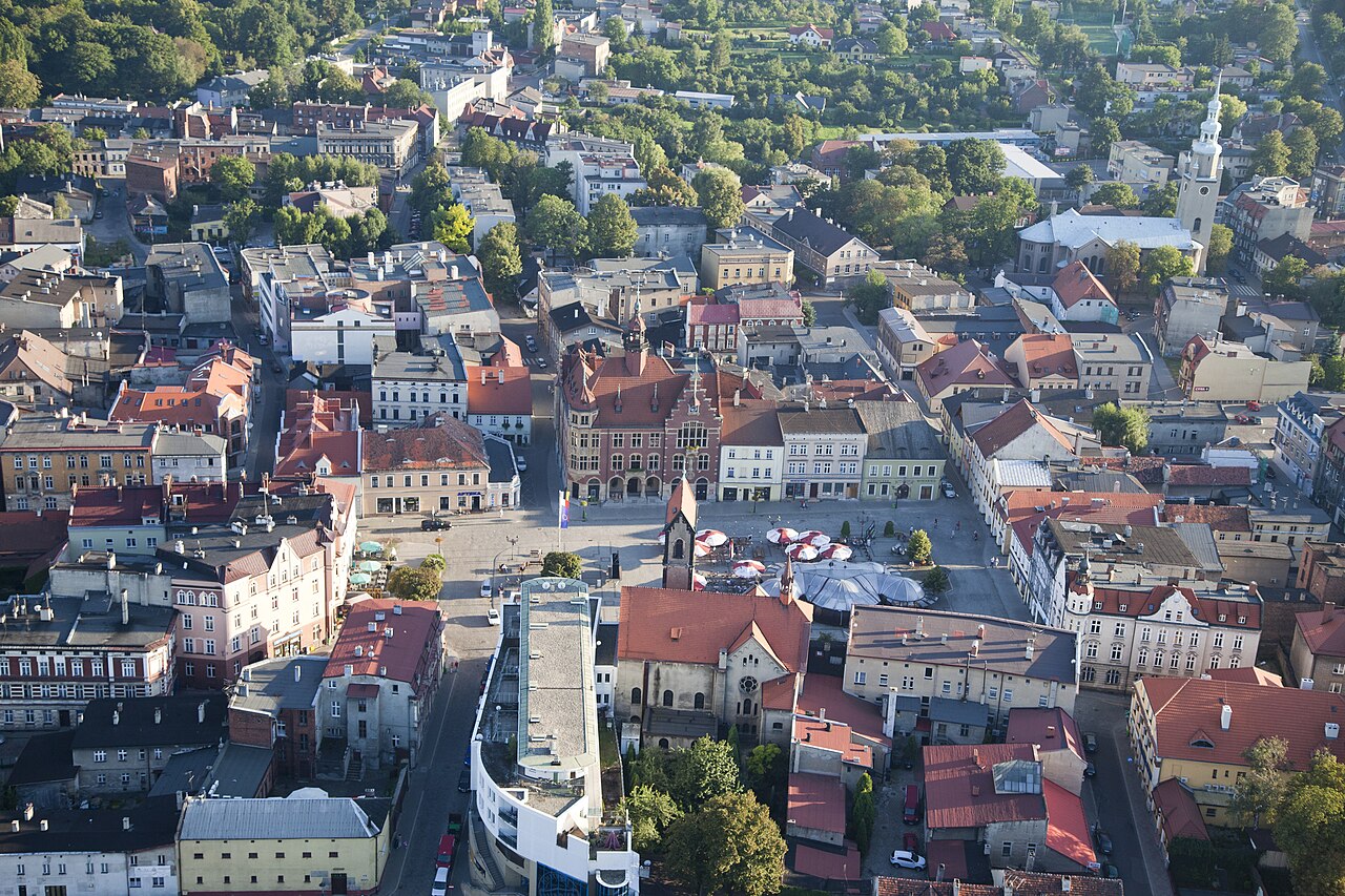 Widok miasta Tarnowskie Góry