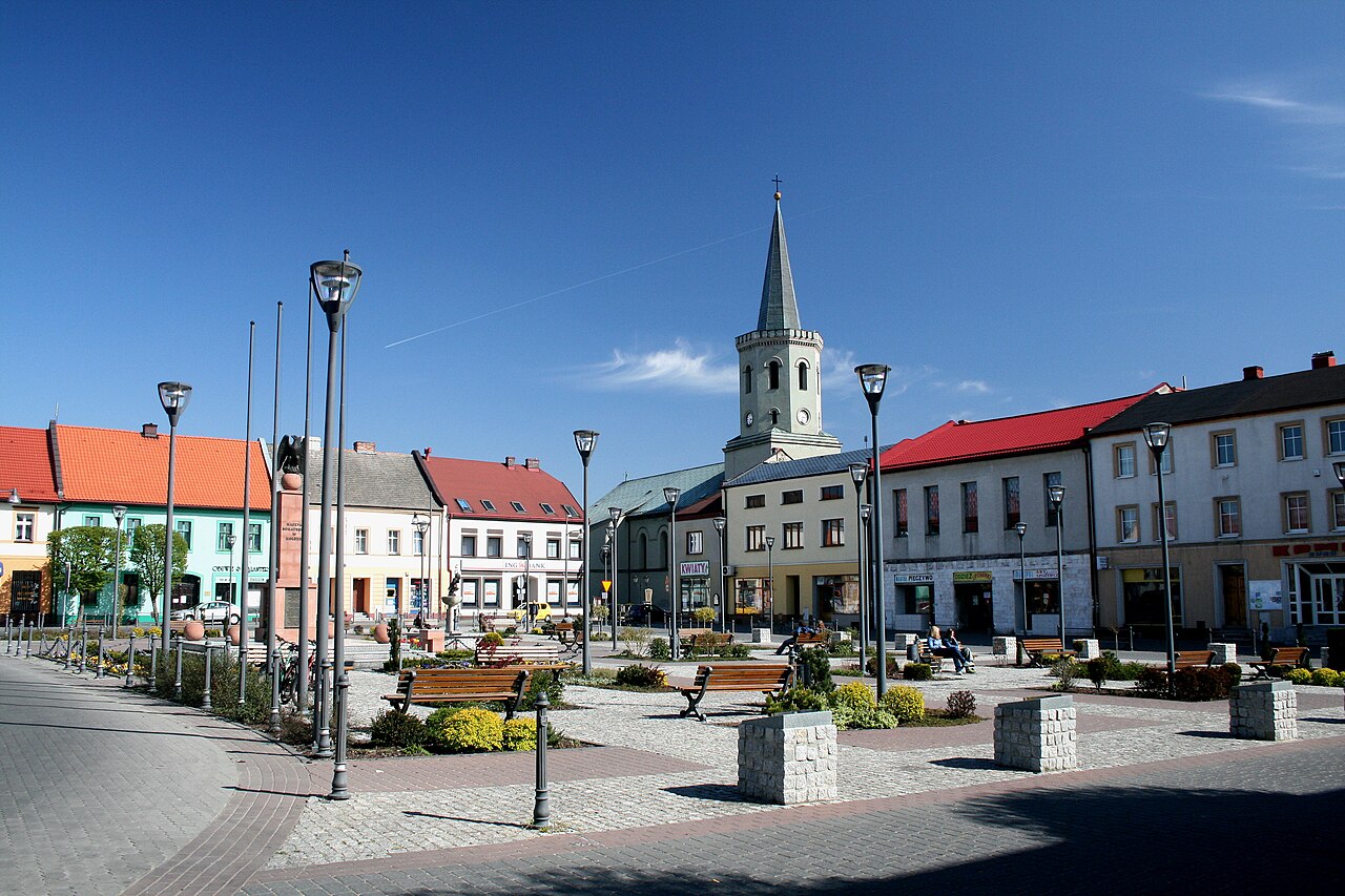 Widok miasta Bieruń