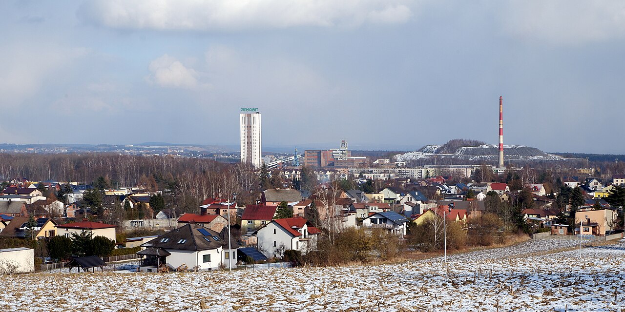 Widok miasta Lędziny