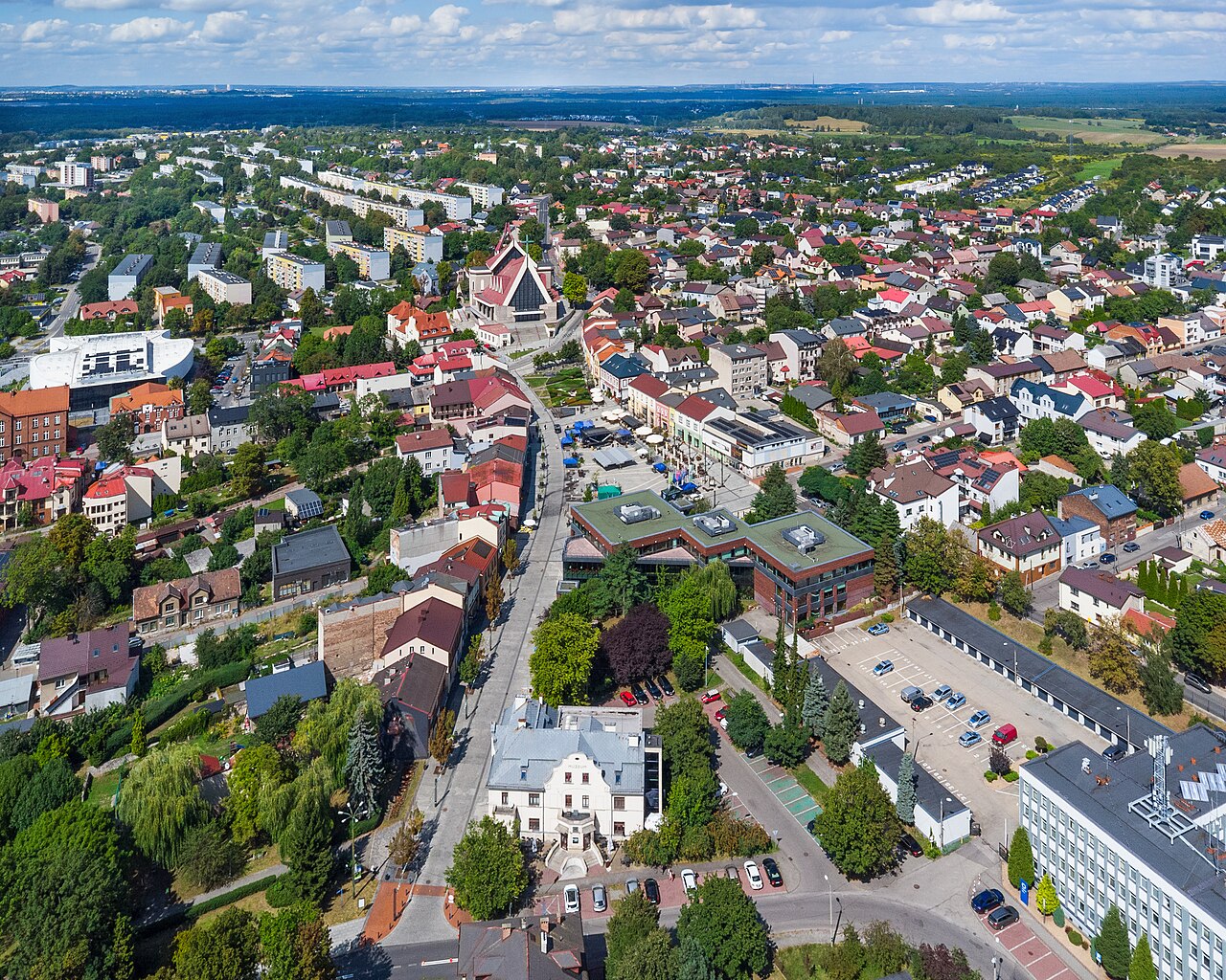 Widok miasta Jaworzno