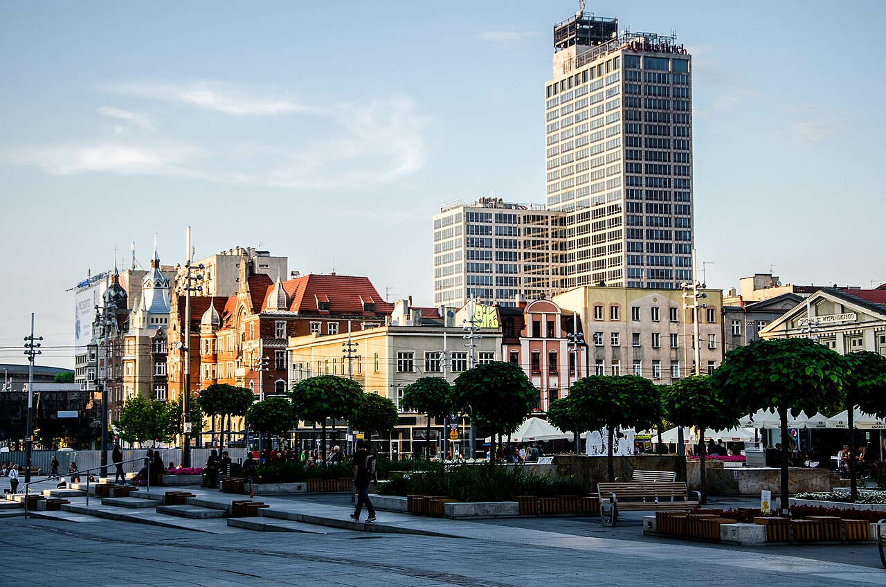 Widok miasta Katowice