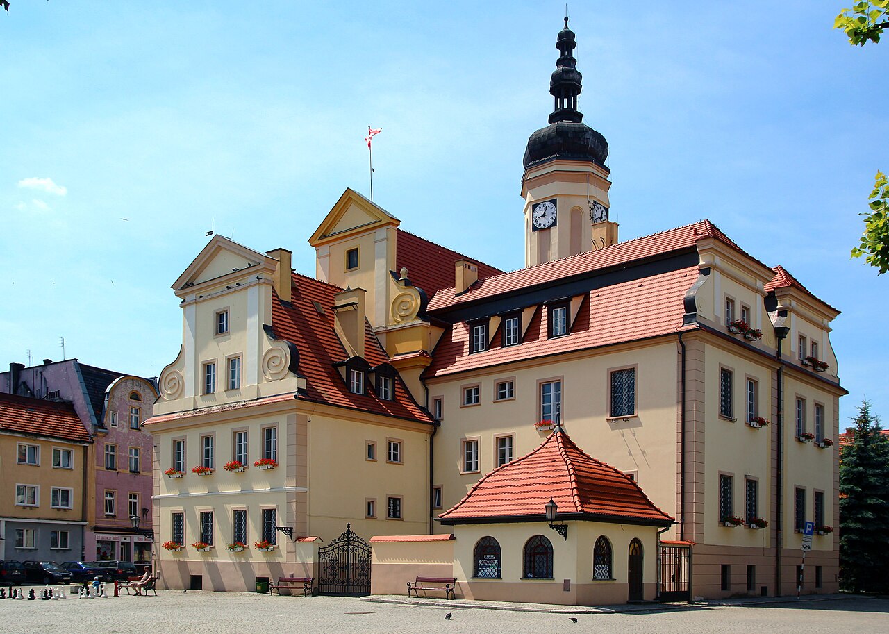 Widok miasta Wołów