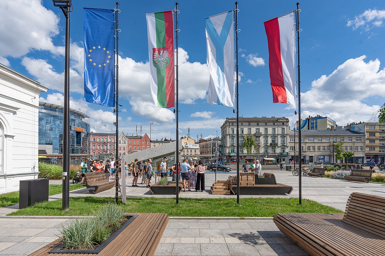 Widok miasta Sosnowiec