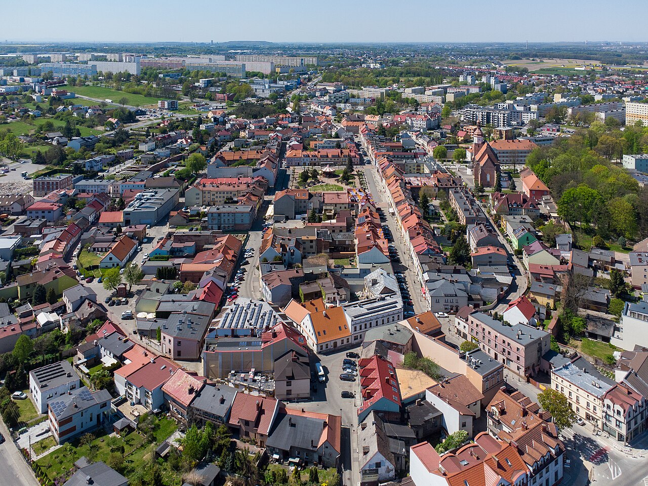 Widok miasta Żory