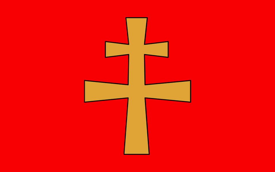 Flaga miasta Małogoszcz