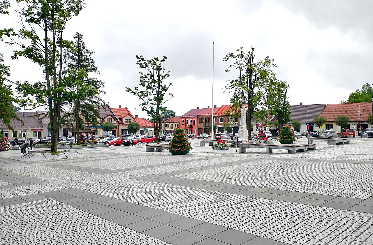 Widok miasta Małogoszcz