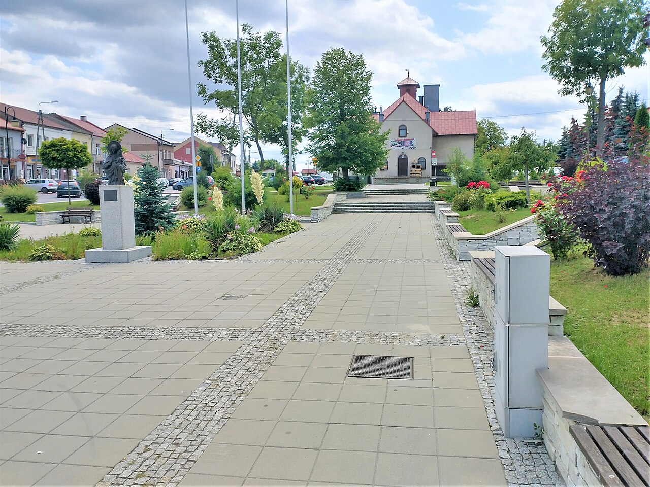 Widok miasta Łagów