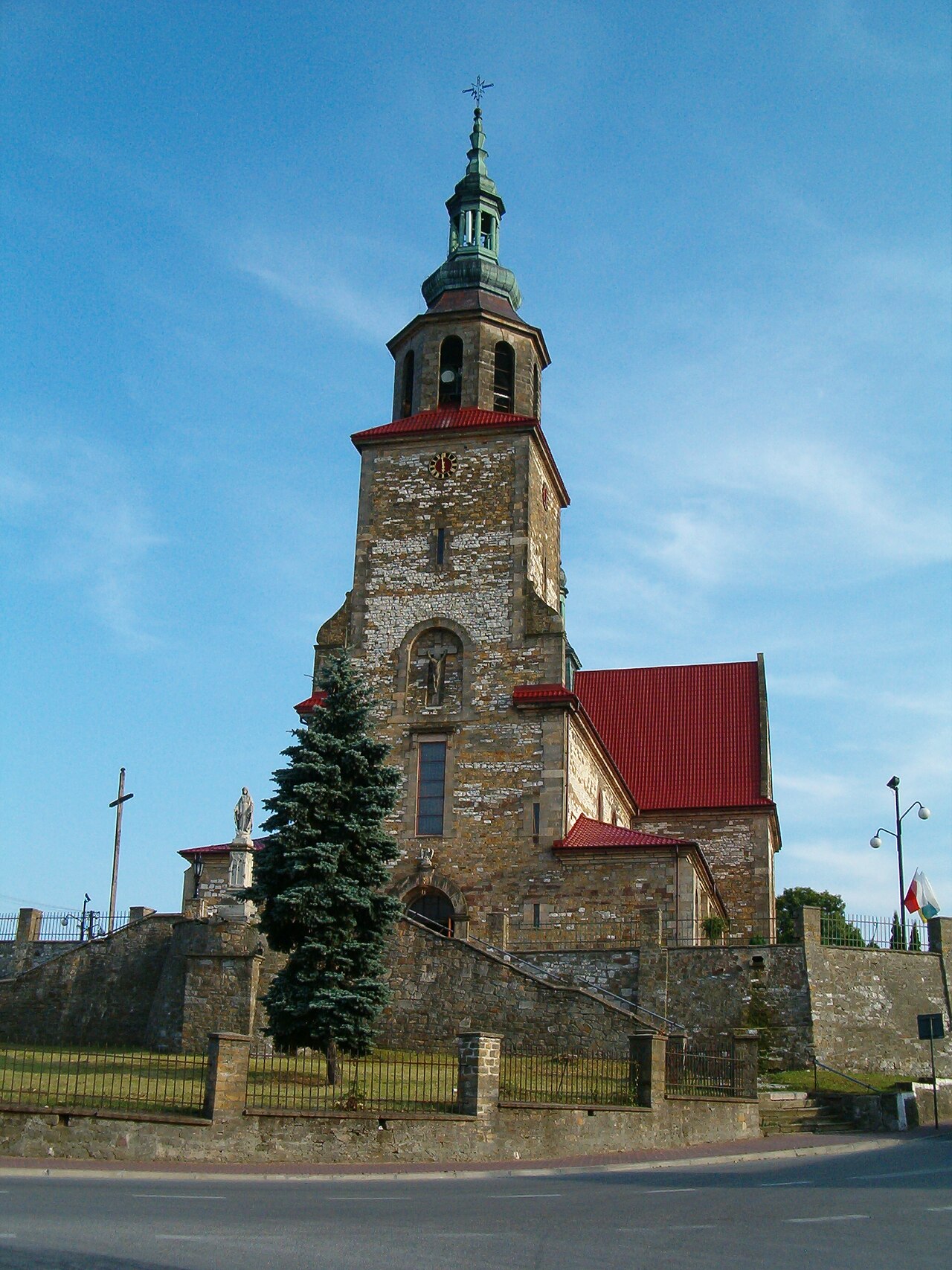 Widok miasta Łopuszno
