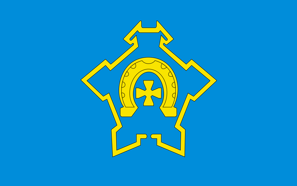 Flaga miasta Iwaniska
