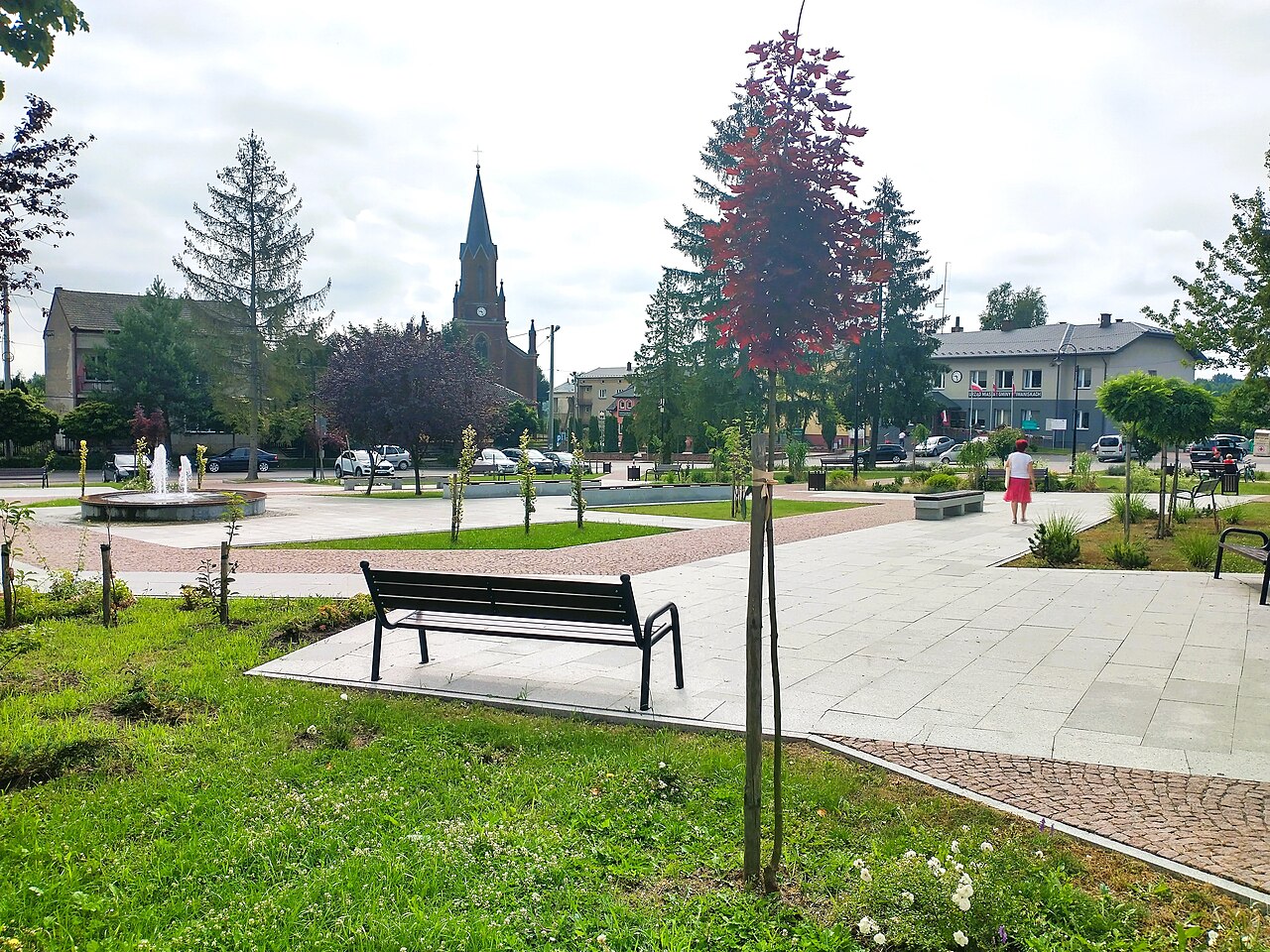 Widok miasta Iwaniska