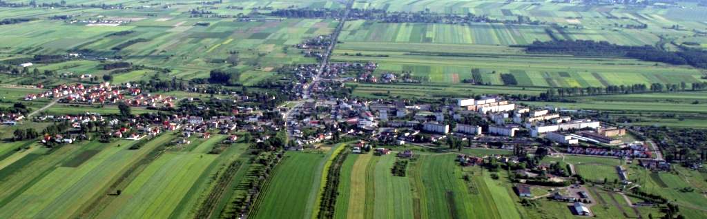 Widok miasta Ożarów