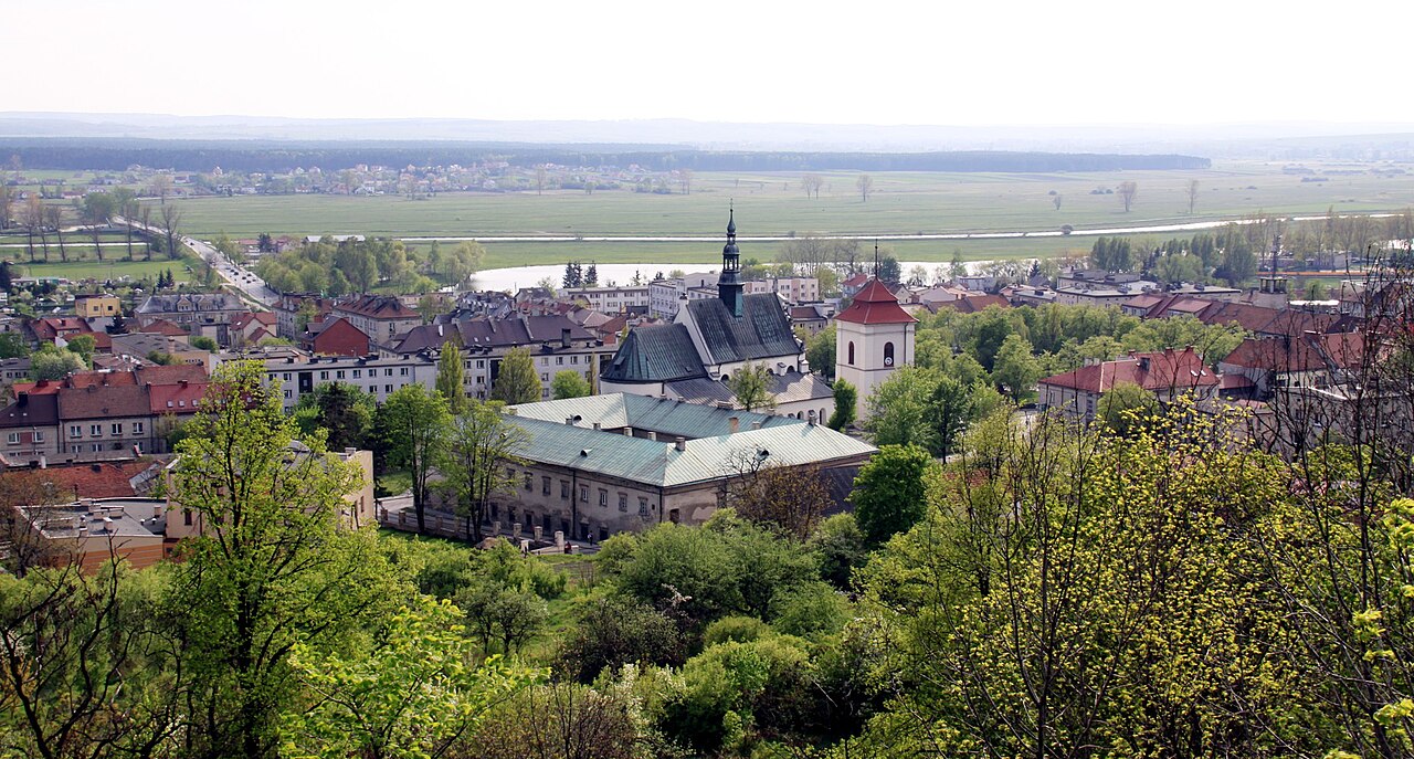 Widok miasta Pińczów