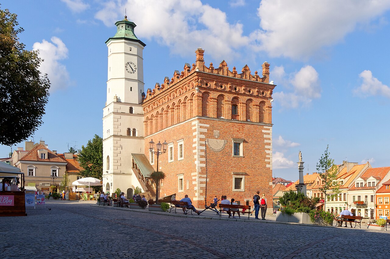 Widok miasta Sandomierz
