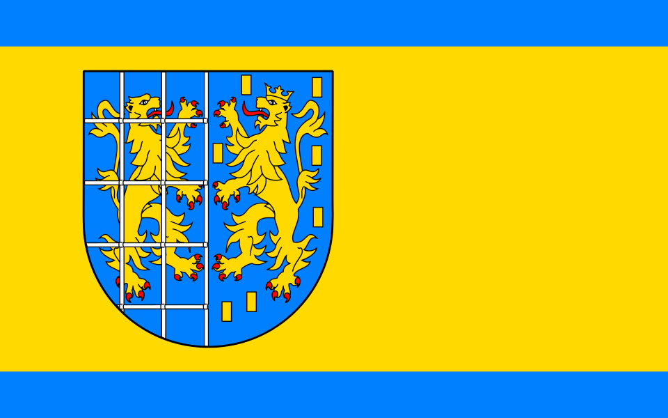 Flaga miasta Kamieniec Ząbkowicki