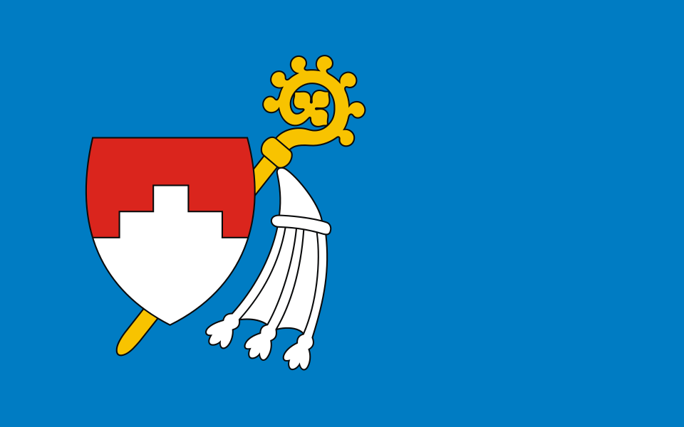 Flaga miasta Bisztynek