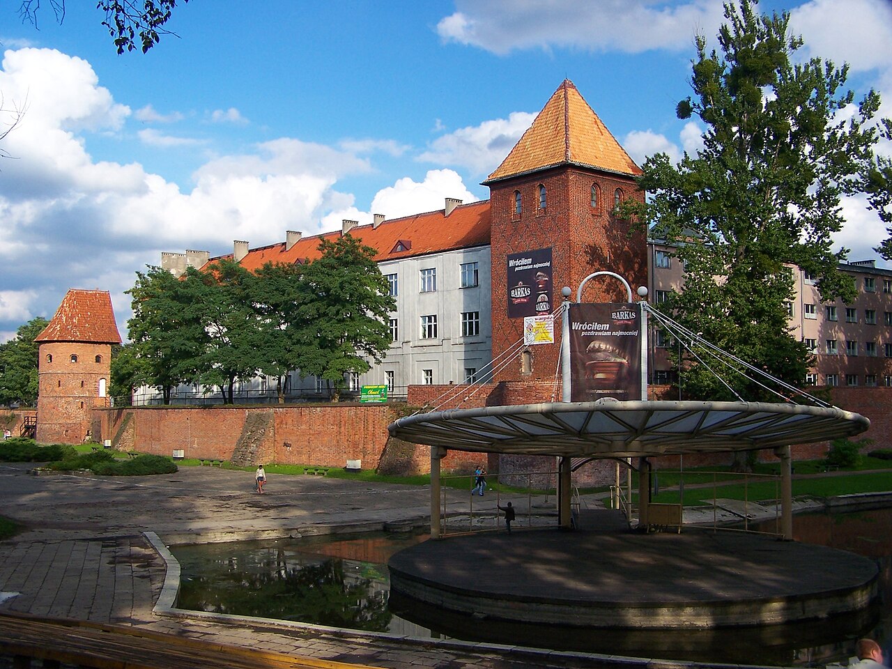 Widok miasta Braniewo