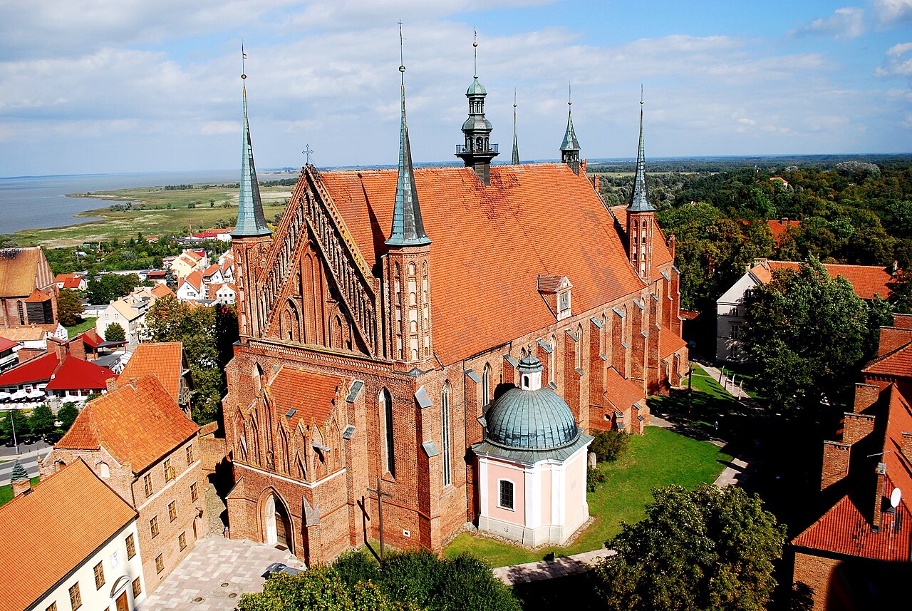 Widok miasta Frombork