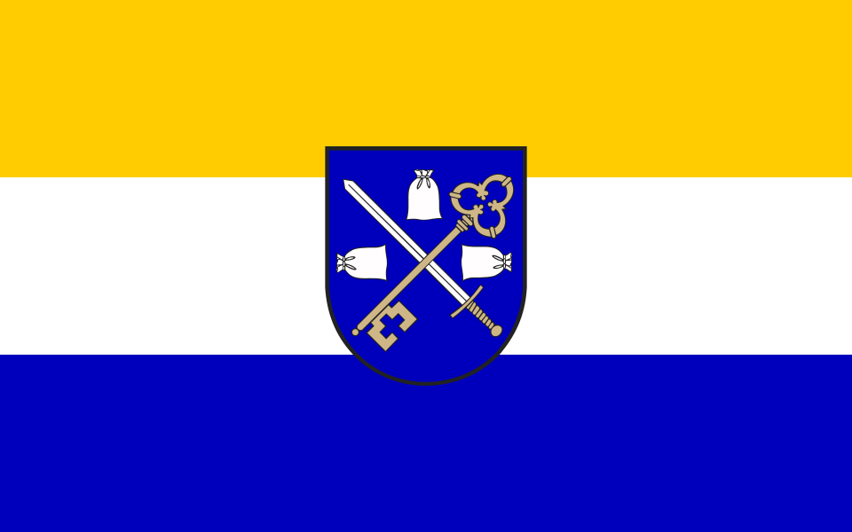 Flaga miasta Pieniężno