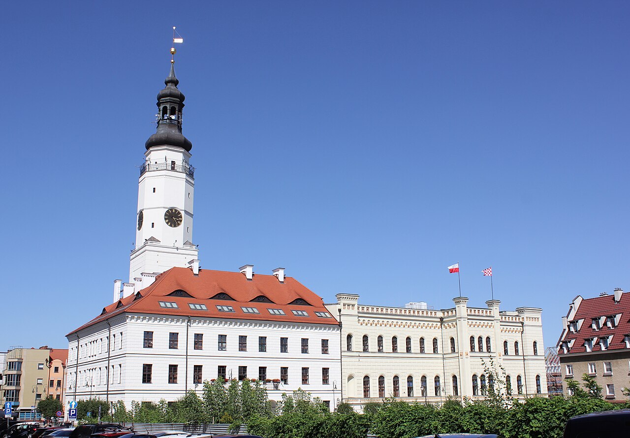 Widok miasta Głogów