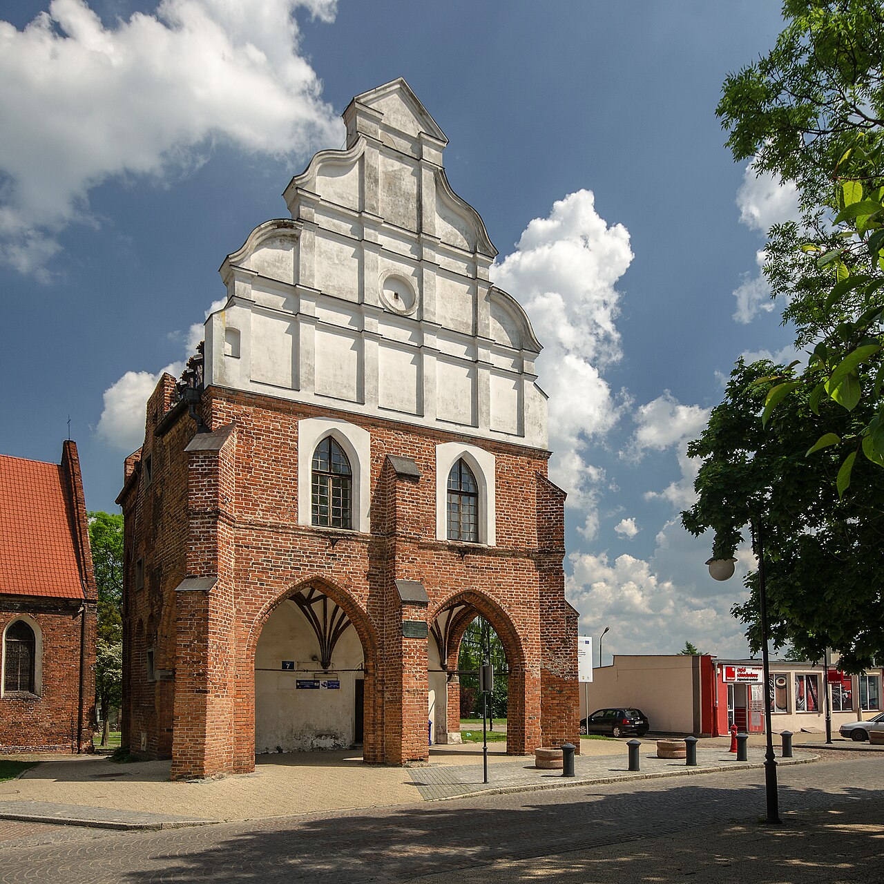 Widok miasta Pasłęk
