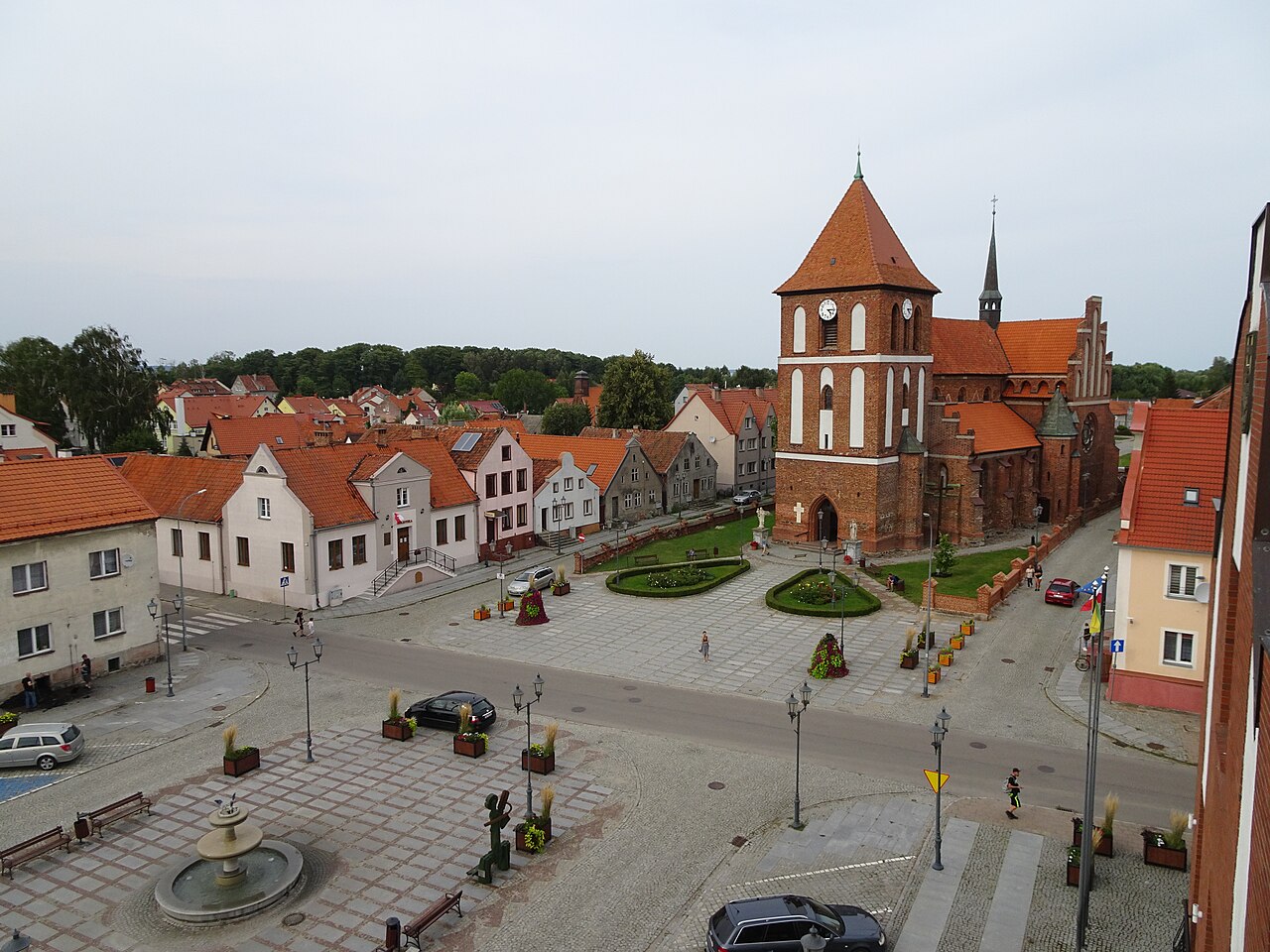 Widok miasta Tolkmicko
