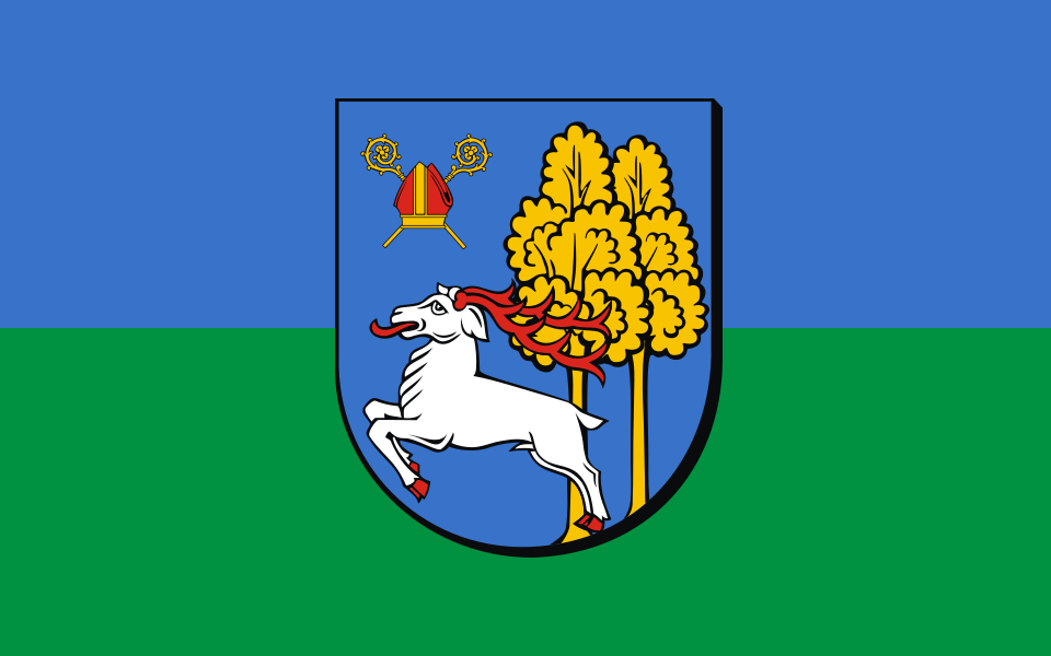 Flaga miasta Ełk