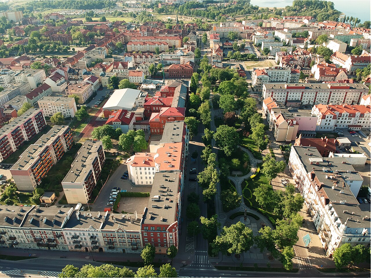 Widok miasta Ełk