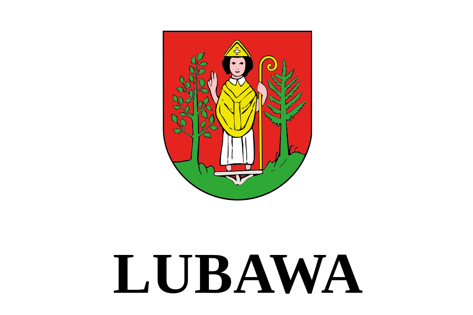 Flaga miasta Lubawa