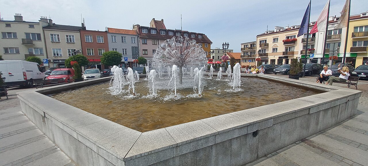 Widok miasta Lubawa