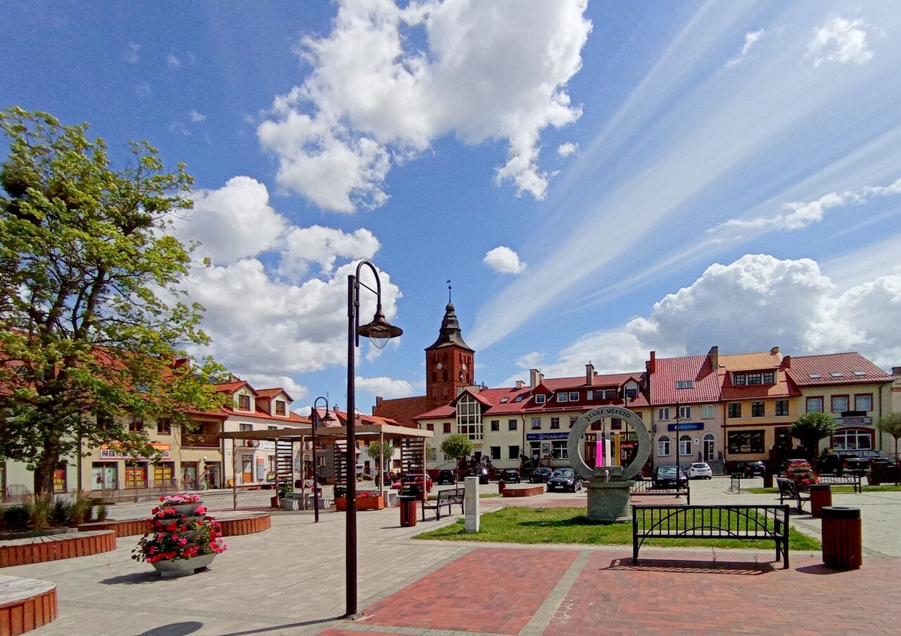 Widok miasta Susz