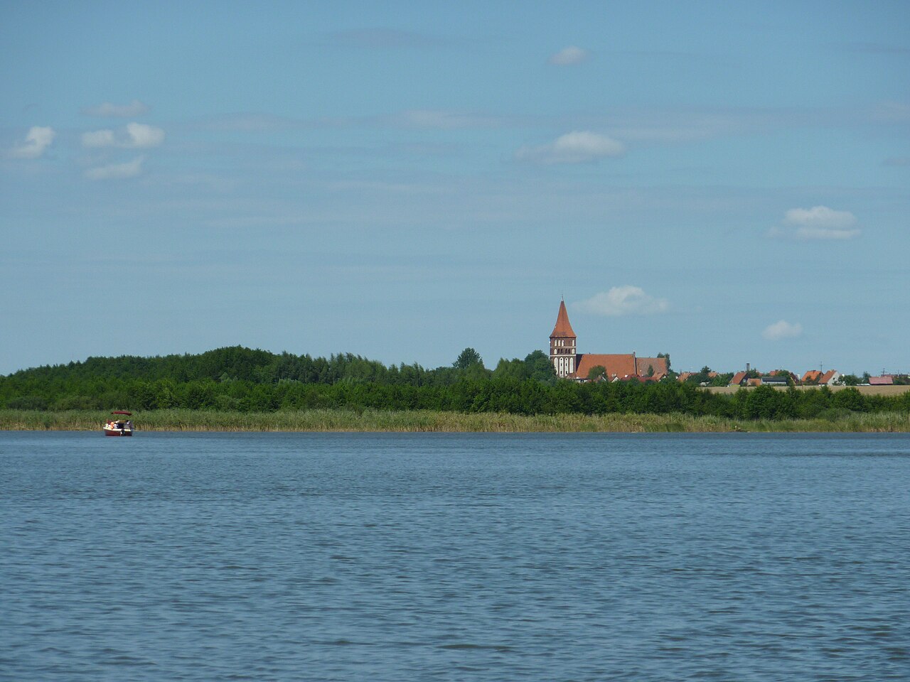 Widok miasta Zalewo