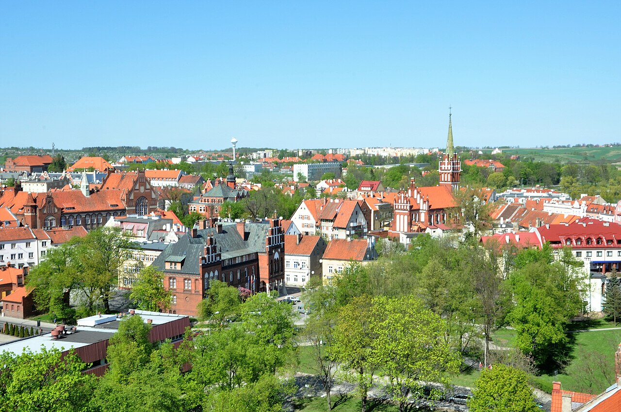 Widok miasta Kętrzyn