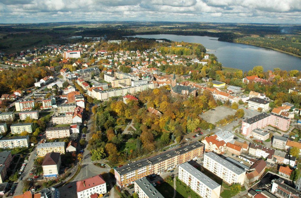 Widok miasta Olecko