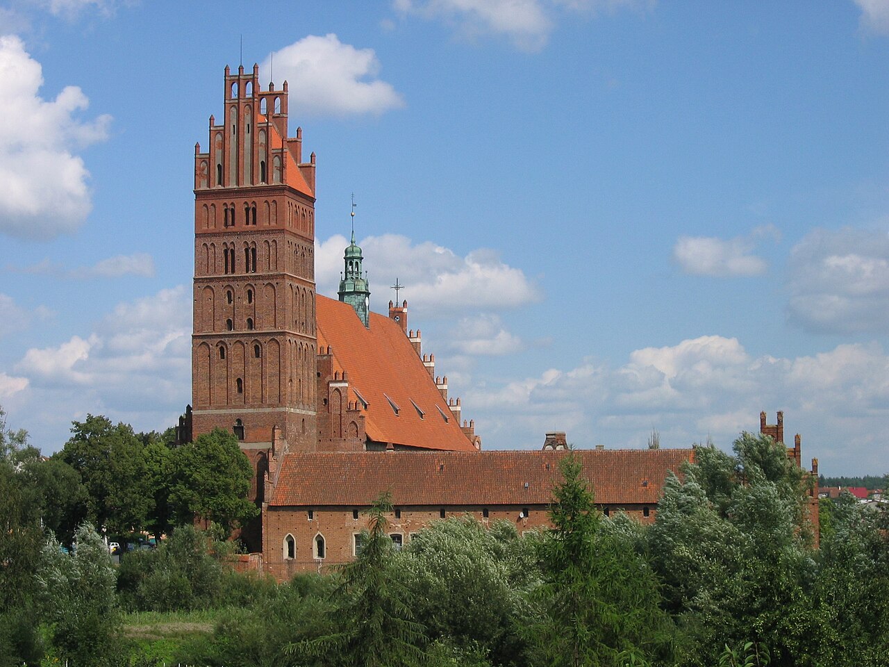 Widok miasta Dobre Miasto