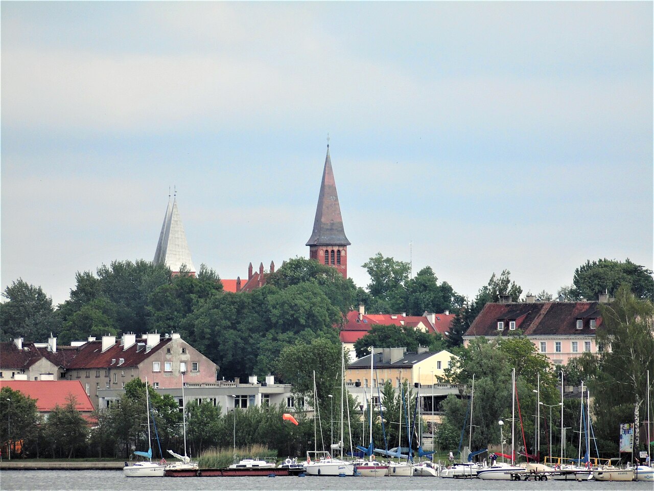 Widok miasta Ostróda