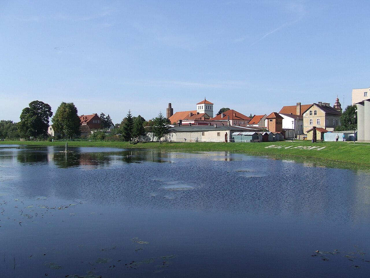 Widok miasta Biała Piska