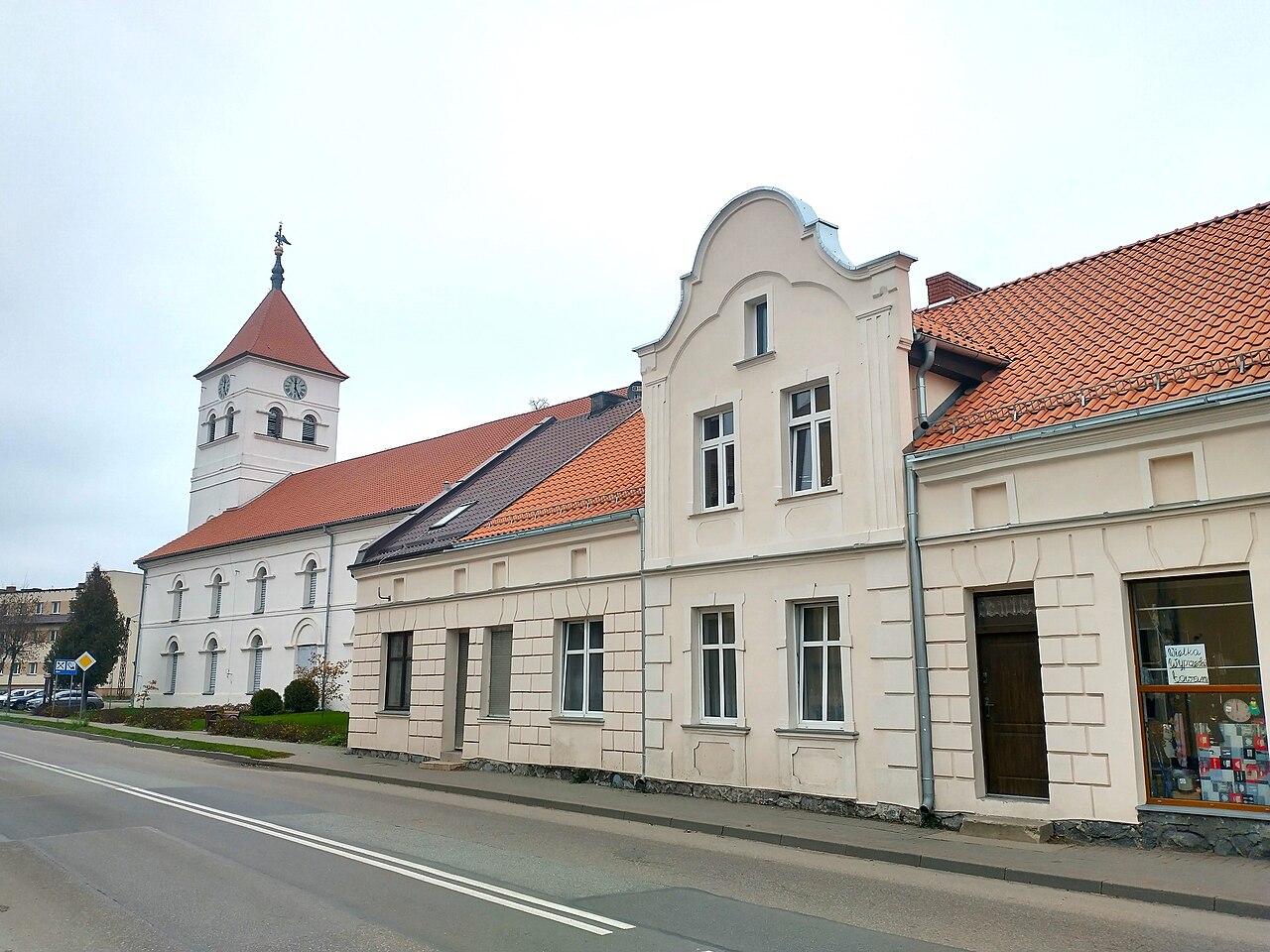 Widok miasta Wielbark