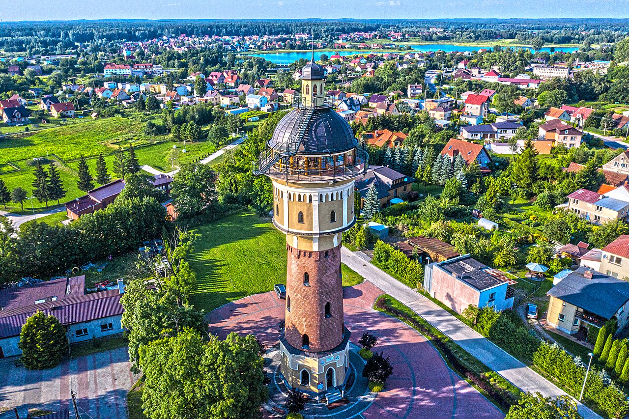 Widok miasta Gołdap