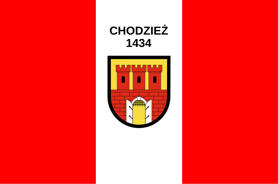 Flaga miasta Chodzież
