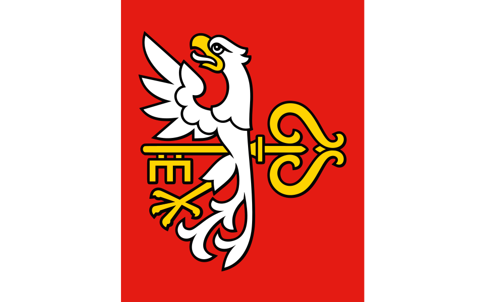 Flaga miasta Budzyń