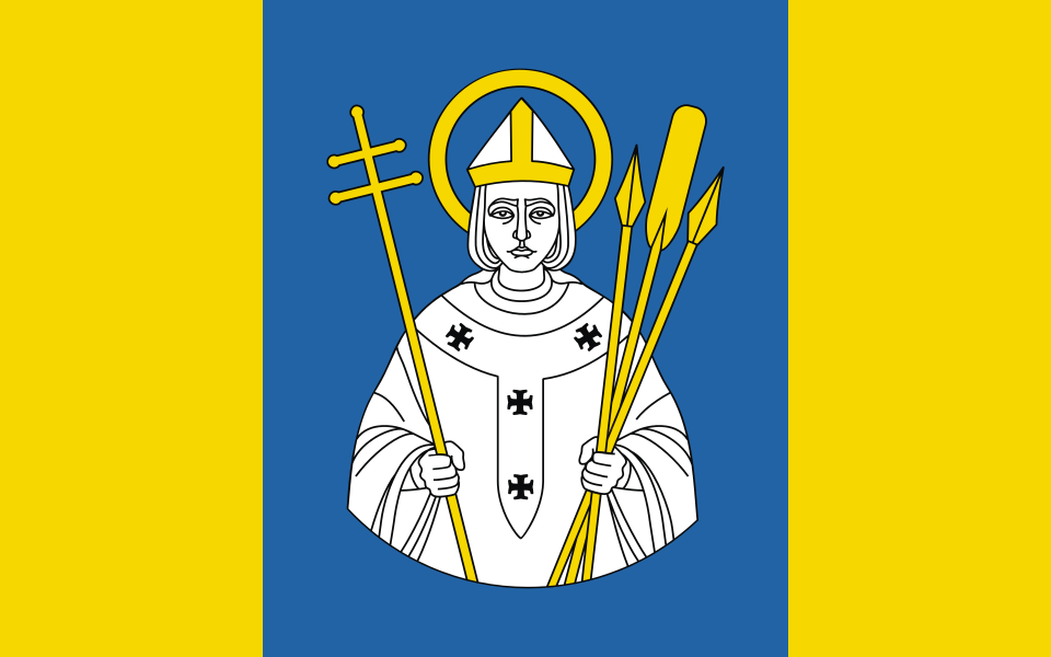 Flaga miasta Trzemeszno