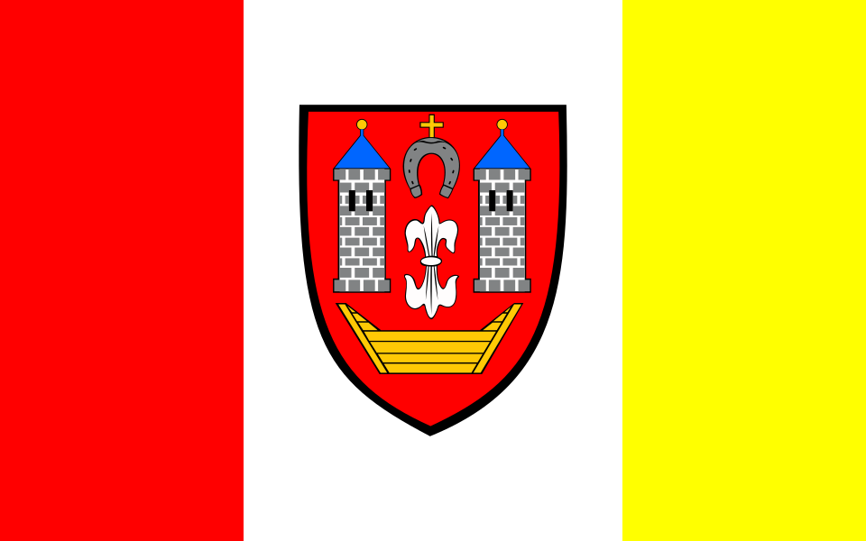 Flaga miasta Borek Wielkopolski
