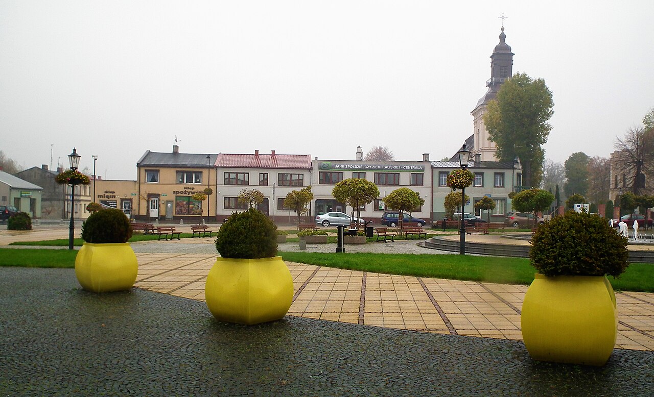 Widok miasta Koźminek